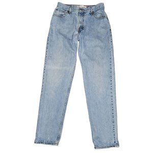 Levi 550 relaxed tapered jeans light wash 100% cotton size 10 Long womens